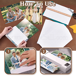 Self-Adhesive PVC Plastic Holographic Cold Laminating Film&nbsp;DIY-WH0308-762C