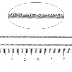 304 Stainless Steel Rope Chains&nbsp;CHS-L019-05P