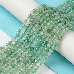 Natural Green Strawberry Quartz Beads Strands&nbsp;X-G-Z034-A02-02