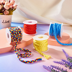 20M 4 Colors Polyester Braid Cords&nbsp;DIY-TA0010-38