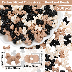 500Pcs Opaque Acrylic Beads&nbsp;SACR-PA0001-21A