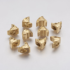 Ion Plating(IP) 304 Stainless Steel European Beads Enamel Settings&nbsp;STAS-J022-089G