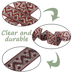 Ethnic Style Embroidery Polyester Ribbons&nbsp;SK-TAC0001-04