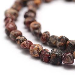 Natural Leopard Skin Jasper Beads Strands&nbsp;G-F465-31
