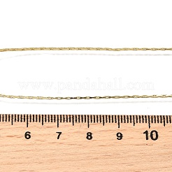 1MM Brass Boston Link Chain Adjustable Slider Necklaces&nbsp;NJEW-M108-31G