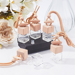 Glass Pendant Decorations&nbsp;HJEW-PH0001-07-WH