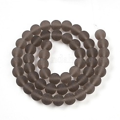 Transparent Glass Beads Strands&nbsp;GLAA-T032-T8mm-MD02