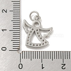 Rack Plating Brass Micro Pave Cubic Zirconia Pendants&nbsp;KK-A200-11P