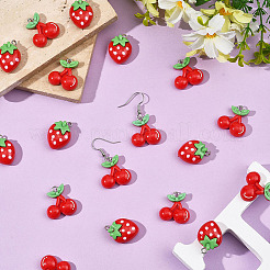 20Pcs 2 Styles Opaque Resin Pendants&nbsp;RESI-SC0036-65