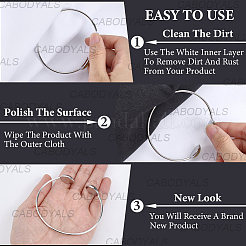 3Pcs Silver Polishing Cloth&nbsp;TOOL-CY0001-08B