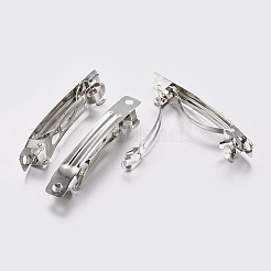 Iron Hair Barrette Findings&nbsp;X-IFIN-S289-78mm