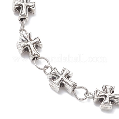 Tibetan Style Alloy Cross Link Bracelets for Women&nbsp;BJEW-JB12540