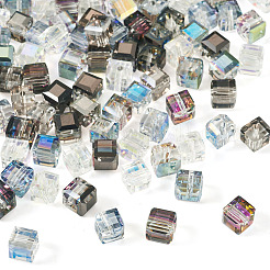 100Pcs 5 Colors Electroplated Glass Beads&nbsp;EGLA-TADJ0001-09