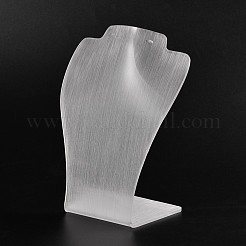 Organic Glass Necklace Display Busts Sets&nbsp;NDIS-N018-02