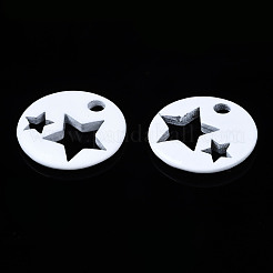 Spray Painted Brass Charms&nbsp;X-KK-Q252-003J
