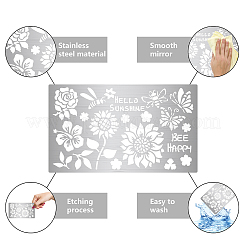 Stainless Steel Cutting Dies Stencils&nbsp;DIY-WH0378-011