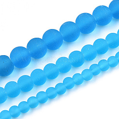Transparent Glass Beads Strands&nbsp;GLAA-T032-T4mm-MD06