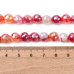 Natural Banded Agate Beads Strands&nbsp;G-B191-A01-8mm