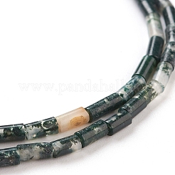 Natural Moss Agate Beads Strands&nbsp;G-G783-19