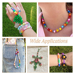 450Pcs 9 Colors Transparent & Luminous Plastic Beads&nbsp;KY-TA0001-35
