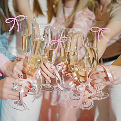 40Pcs Acrylic Wine Glass Charms&nbsp;AJEW-HY0002-52A-01