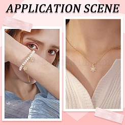 16Pcs 2 Styles Brass Micro Pave Cubic Zirconia Charms&nbsp;KK-SC0006-96
