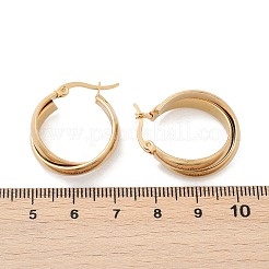 201 Stainless Steel Hoop Earrings&nbsp;EJEW-Q026-20G