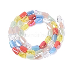 Electroplate Mixed Styles Glass Beads Strands&nbsp;EGLA-N022-10A-A04