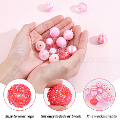 DIY Round Beads Findings Kits&nbsp;DIY-PA0001-36C