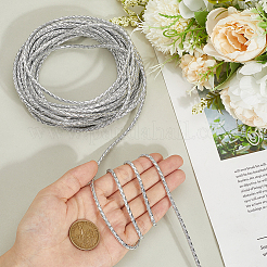 10M Round Imitation Leather Braided Cord&nbsp;WL-GF0001-32C-01