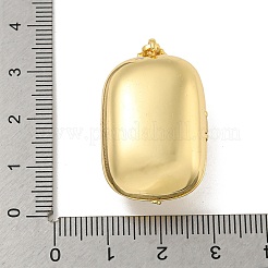 Brass Cubic Zirconia Locket Pendants&nbsp;KK-N254-93B-G
