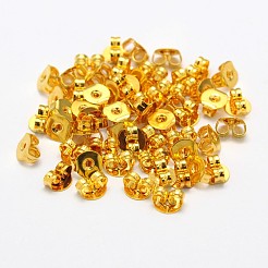 Brass Ear Nuts&nbsp;KK-M163-02-NR