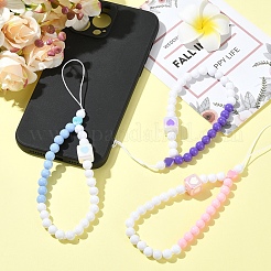 3Pcs Acrylic & Plastic Mobile Straps&nbsp;HJEW-YW00235
