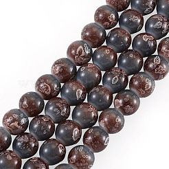 1 Strand Baking Paint Glass Beads Strands&nbsp;DGLA-TADJ0001-02F