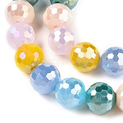 Electroplate Glass Bead Strands&nbsp;GLAA-Z006-01F
