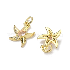 Brass Micro Pave Cubic Zirconia Pendants&nbsp;LS-KK-K420-11G