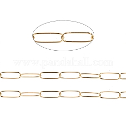 304 Stainless Steel Paperclip Chains&nbsp;CHS-C006-03G
