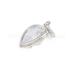 Brass Glass Charms&nbsp;KK-A269-51P
