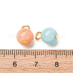 Opaque Crackle Glass Pendants&nbsp;PALLOY-JF02851
