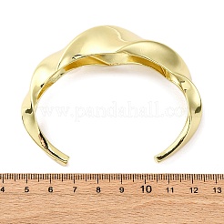 Brass Cuff Bangles for Women&nbsp;BJEW-Q060-03G