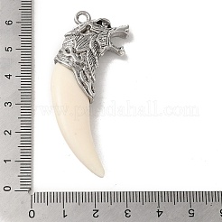 Tibetan Style Alloy Wolf Big Pendants&nbsp;FIND-A042-04AS