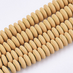 Spray Painted Non-magnetic Synthetic Hematite Beads Strands&nbsp;G-T124-23