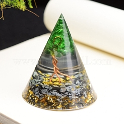 Orgonite Cone Resin Display Decorations&nbsp;PW-WG4EF50-01