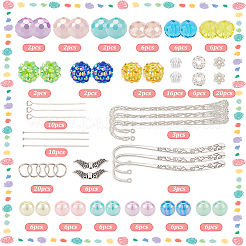 DIY Angel Resin Rhinestone & Alloy Bookmarks Making Kits&nbsp;DIY-SC0027-21