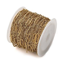 304 Stainless Steel Rectangle & Cable Chains&nbsp;CHS-C015-03C-G