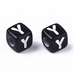 Opaque Acrylic Beads&nbsp;X-SACR-N002-01Y