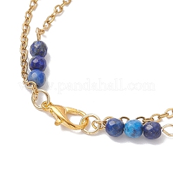 3Pcs Natural & Synthetic Gemstone Beads Multi-strand Bracelets&nbsp;BJEW-JB12122