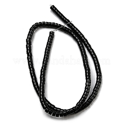 Natural Black Stone Beads Strands&nbsp;G-F631-A14-01