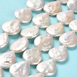 Natural Baroque Pearl Keshi Pearl Beads Strands&nbsp;PEAR-J007-04