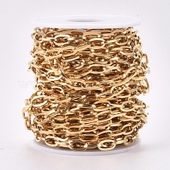 Ion Plating(IP) 304 Stainless Steel Paperclip Chains&nbsp;CHS-F009-02A-G